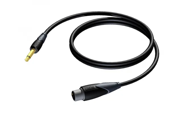 Procab Cla900 - Jack 6,3mm Han Mono Til 3pol Xlr Hun Kabel 10 Meter