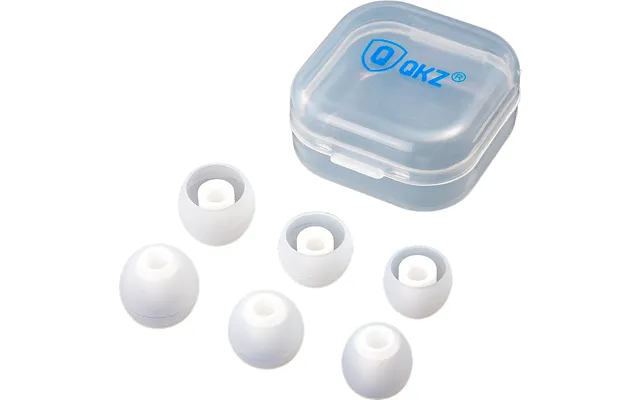 Qkz Gjes In-ear Silikone Propper 6 Pack - Hvid