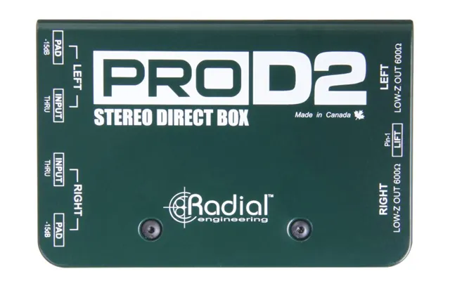 Radial Pro D2 Passive Stereo Di Box