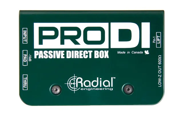 Radial Pro Di Passive Mono Di Box