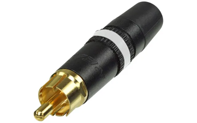 Rean Nys373-9 Rca Han Hvid Kabelstik - Sort