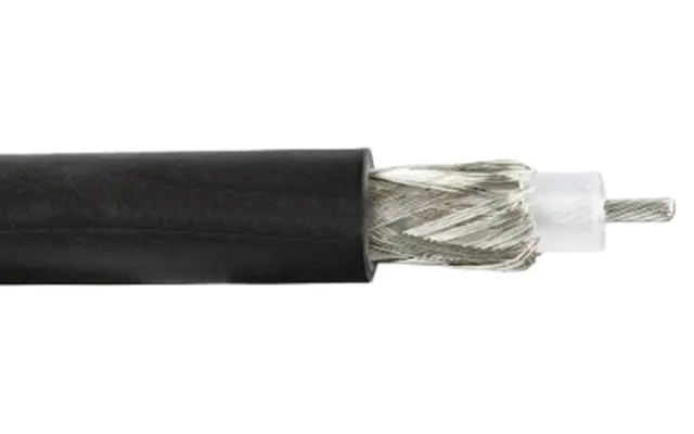 Rg58 Kabel 50ohm Ø5mm - Sort Metermål