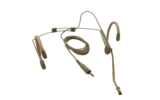 Scanmic Hs8011-c3 Headset Med Sennheiser 3,5mm Minijack Omløber Stik Kugle - Beige