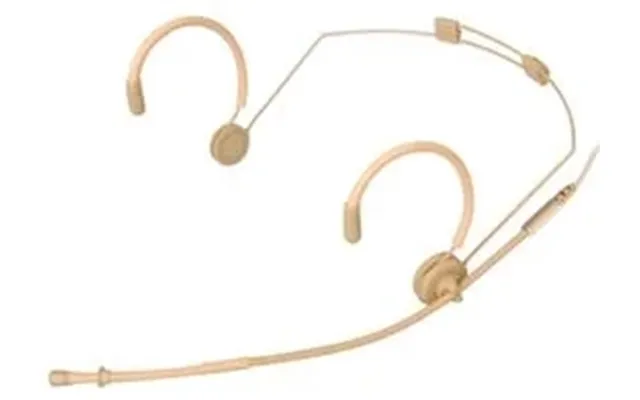 Scanmic Hs8011-d4 Headset Med Shure Jts 4pol Mini Xlr Stik Kugle - Beige