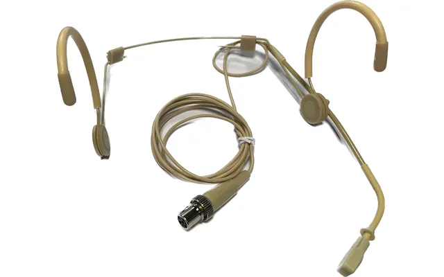 Scanmic Hs8013-c4 Headset Med Mipro 4pol Mini Xlr Stik Nyre - Beige
