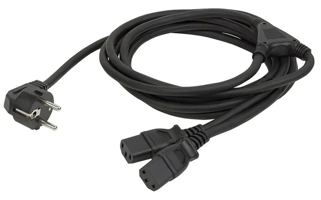 Schuko Stikprop -2xiec Apparat Hun Kabel - 3 M