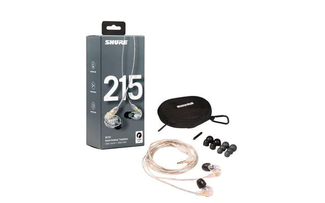 Shure Se215-cl In-ear Hovedtelefoner - Clear
