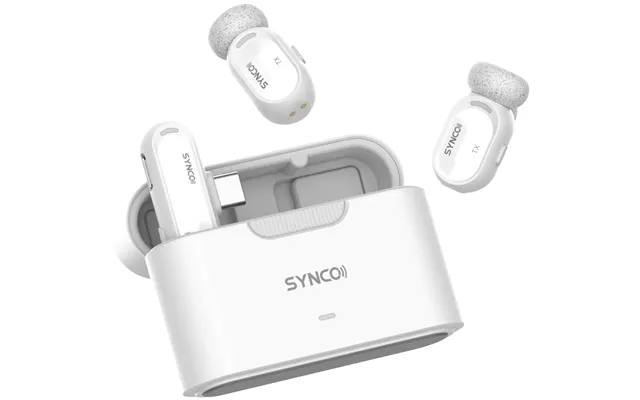 Synco Smic Mini Trådløs Lavalier Mikrofonsæt - Hvid