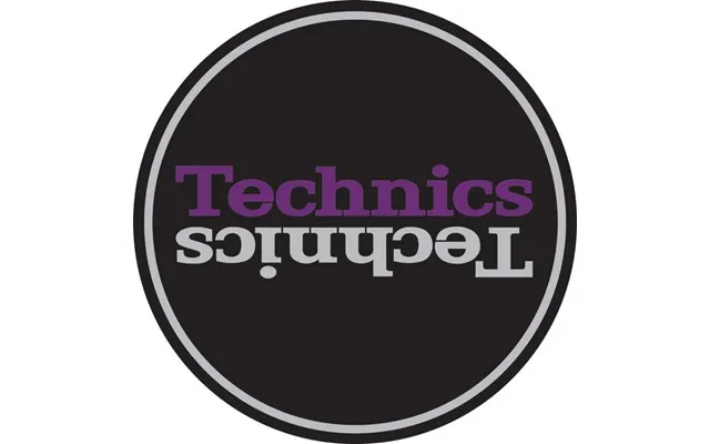 Technics Slipmat Til Pladespiller - 2 Farvet Logo