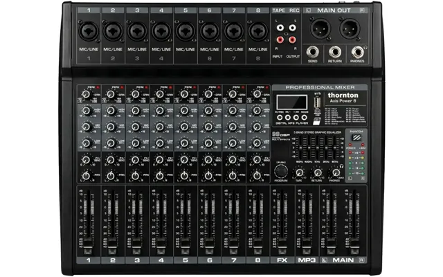 Thornton Axis Power 8 Powermixer Med Bluetooth