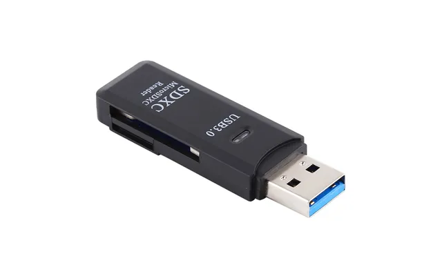 Usb Sd Kortlæser - Sort