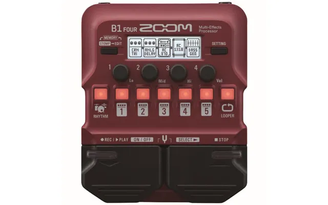 Zoom B1 Four Multi-effekt Pedal - Bas