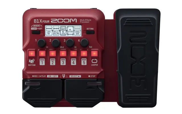 Zoom B1x Four Multi-effekt Pedal - Bas