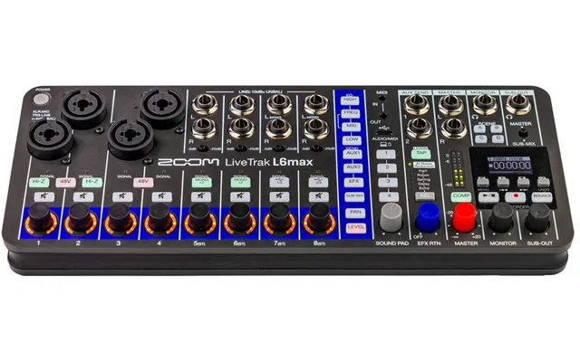 Zoom Livetrak L6max Mixer
