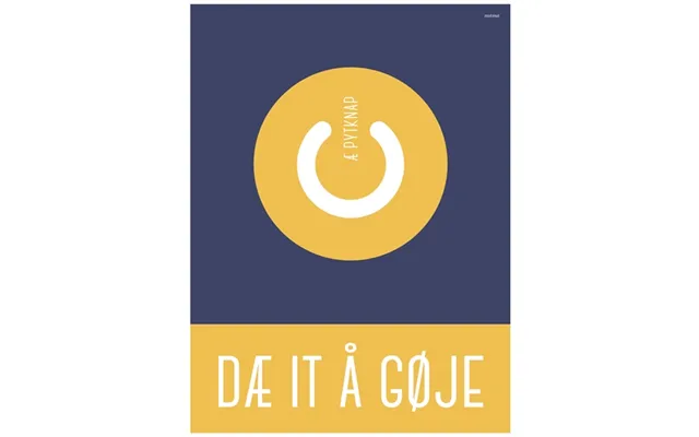 Dæ It Å Gøje - Blå Og Gul A5