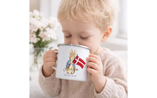Fødselsdagskop Med Navn Peter Kanin Navn Blå