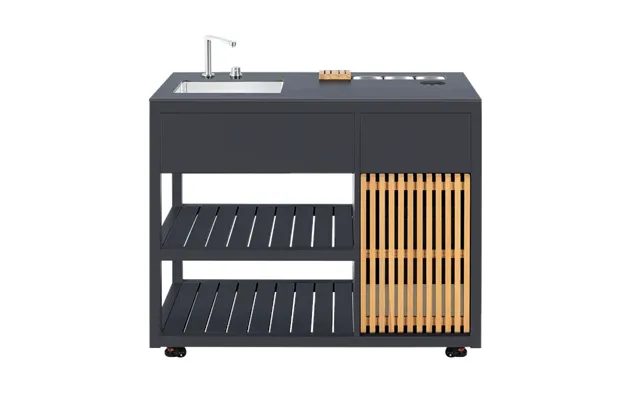 Designer Series - Fritstående Vaskemodul Med Affaldssystem