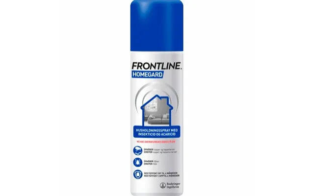 Frontline Homegard Spray - Bekæmper Lopper, Flåter Og Larver I Hjemmet, 250ml