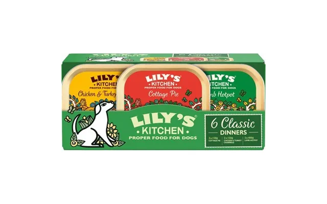 Lilys Kitchen Classic Dinner Trays Multipack - 6 X 150g