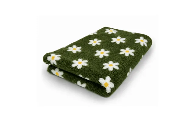 Vetbed Non-slip - Grøn M Blomster