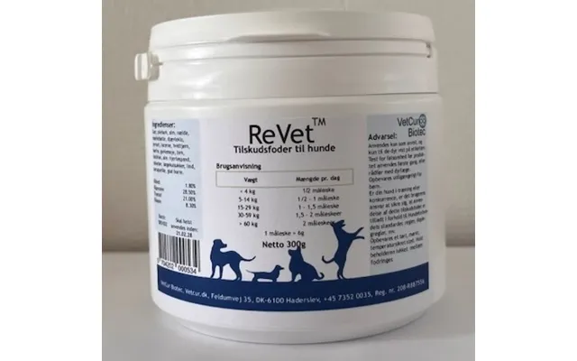 Vetcur Revet Pulver Tilskud Til Hund Mod Ledproblemer - 300g