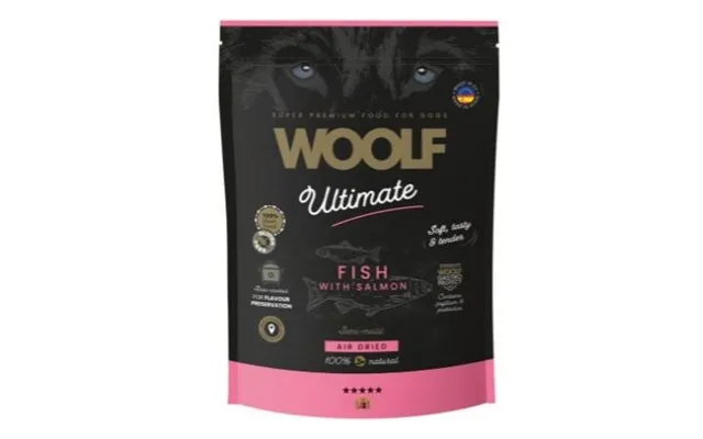 Woolf Ultimate Salmon Semi-moist Hundefoder - 1 Kg