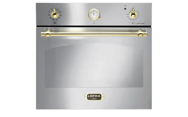 Indbygningsovn Dolce Vita 60 Cm Rustfrit - Rustfrit Messing