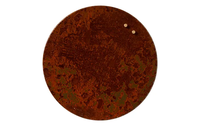 Cirkel 35 Cm. Magnetisk Metaltavle. Rusten