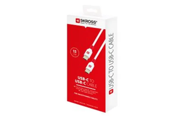 Skross Usb-c To Usb-c Cable - 15 Cm