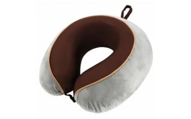 Travelsafe Memory Foam Nakkepude - Grey Brown Rejsepude
