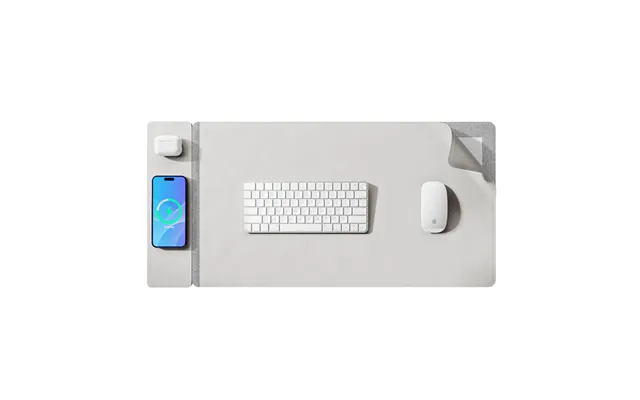 Wireless Charging Desk Mat - Hvid product image