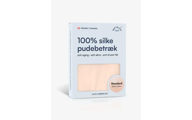 100% Mulberry Silke Pudebetræk Oeko-tex Beige