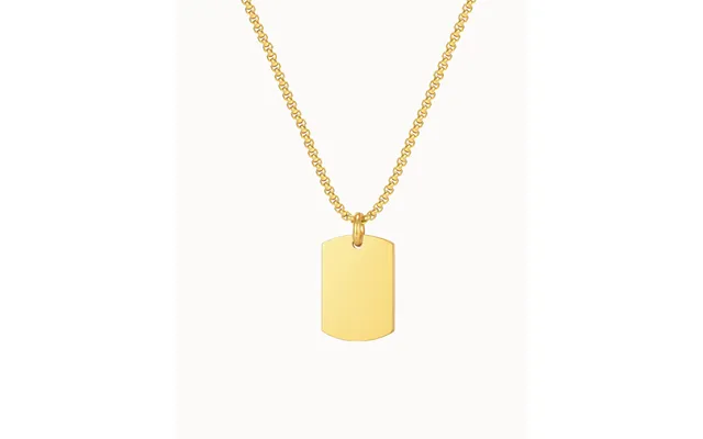Tag Necklace - Forgyldt