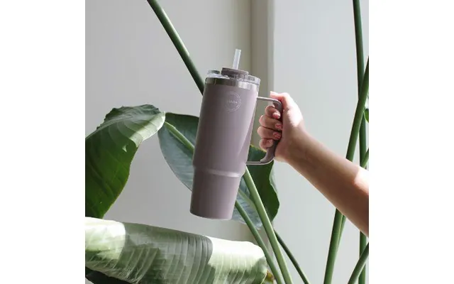 Aya&ida Termo Kop Med Sugerør - Lavender