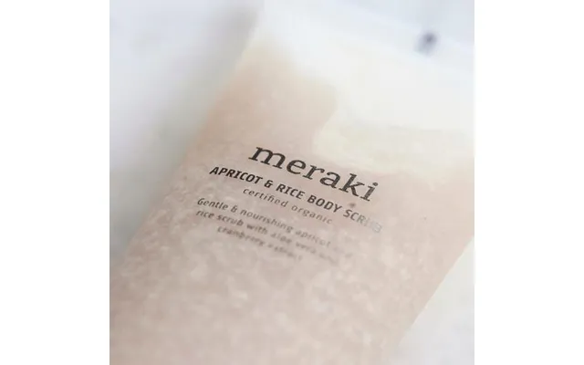 Meraki - Body Scrub, Abrikos & Ris