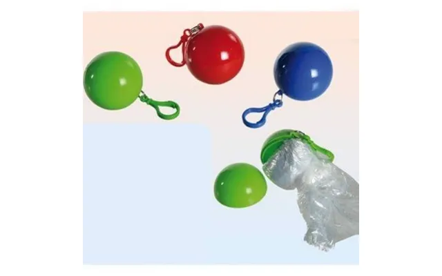 Regnponcho Med Hætte I Plasticbold