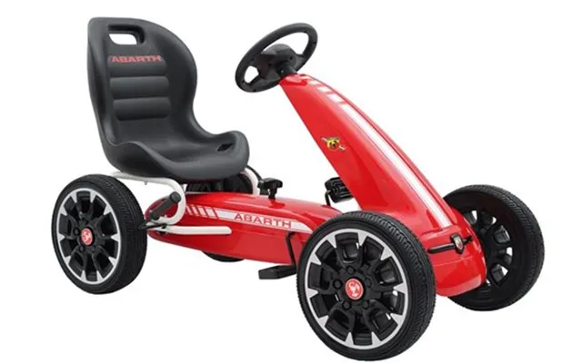 Abarth Gokart Rød Pedal Gummihjul