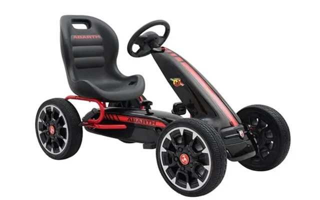 Abarth Gokart Sort Pedal Gummihjul