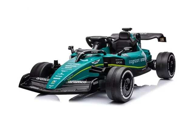 Aston Martin F1 24v Med Lædersæde Og Gummihjul.