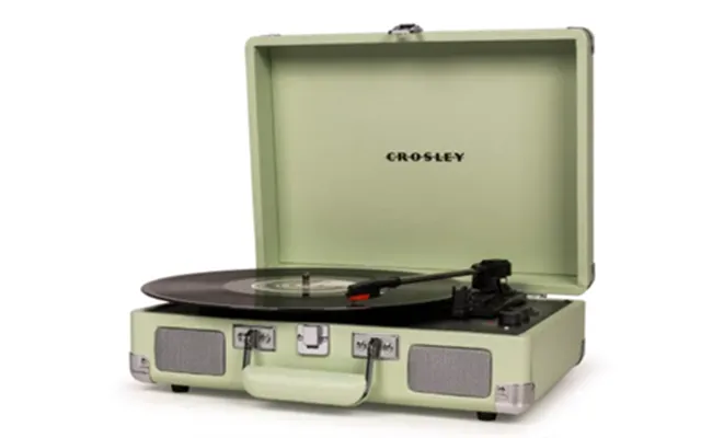 Crosley Cruiser Deluxe Pladespiller Mint Bluetooth Out