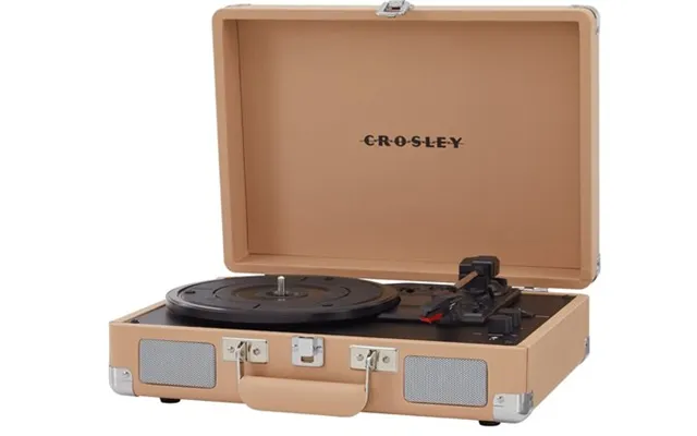 Crosley Cruiser Plus Deluxe Pladespiller Light Tan Bluetooth Out