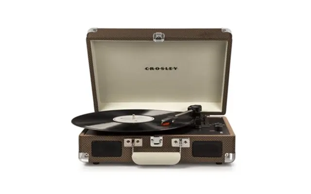 Crosley Cruiser Plus Pladespiller Tweed Tw4 2 Vejs Bluetooth Out