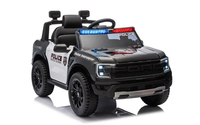 Ford Ranger Wildtrack 707 Police 12v Med Gummihjul