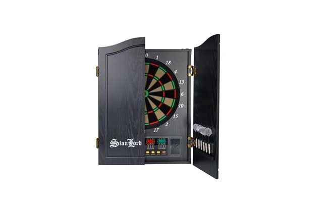 Stanlord Counter Dartskive Med Skab Elektronisk