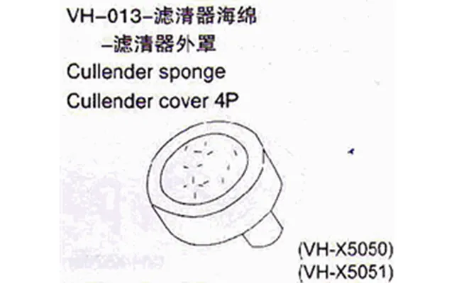 Vh-013 Cullender Sponge 4pcs