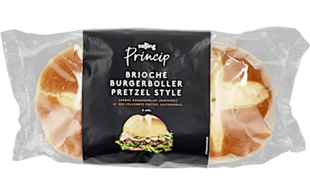 Burger Pretzels Sal Princip