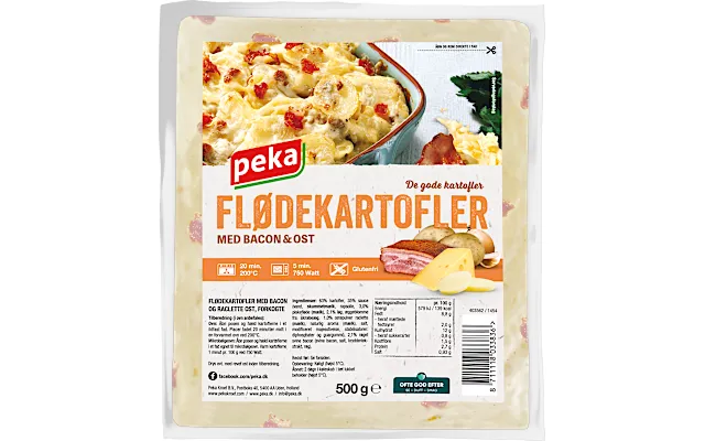Flødekartofler Bacon Peka