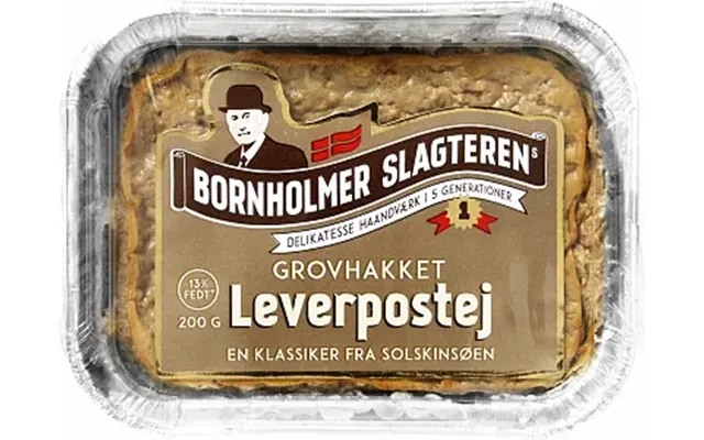 Grovhak. Leverpostej Bornholmerslagteren