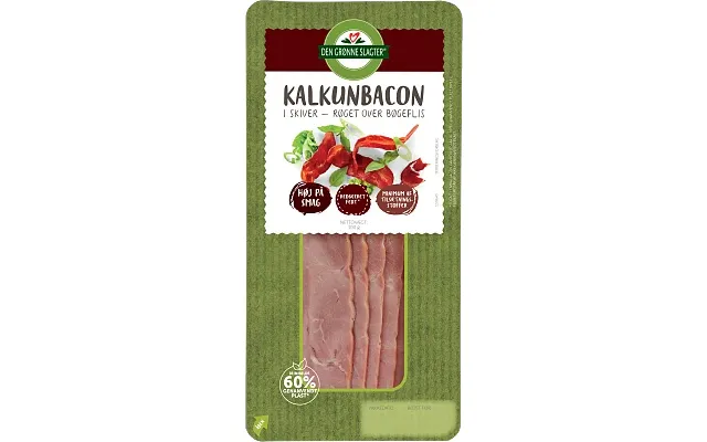 Kalkunbacon Den Grønne Slagter