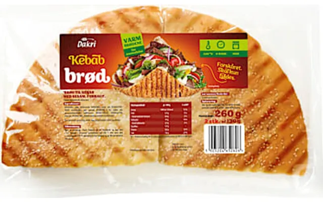 Kebab Gemuse Brød Dakri